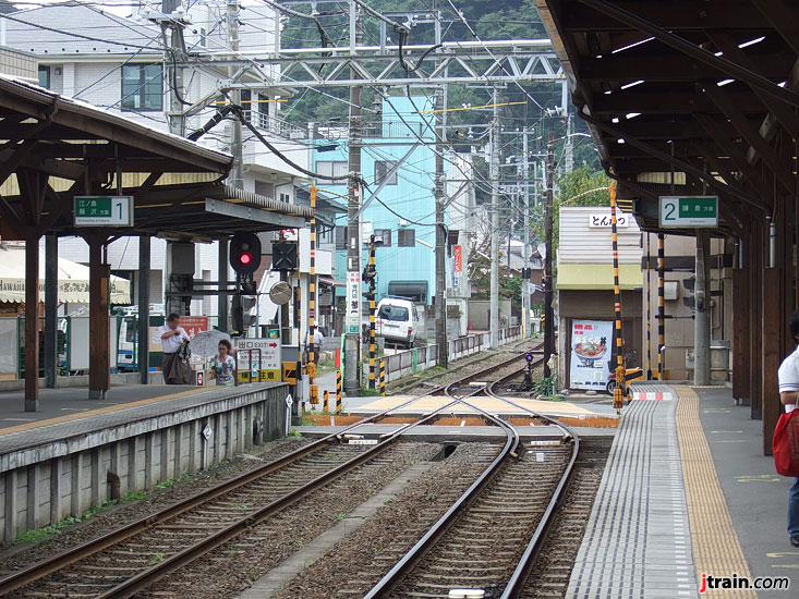 Enoden Station Crossing
